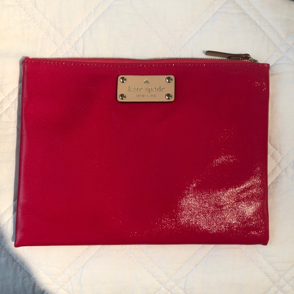 Kate spade pink clutch